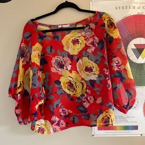 BOGO Flowy Floral Blouse